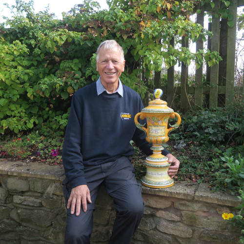 david with cup